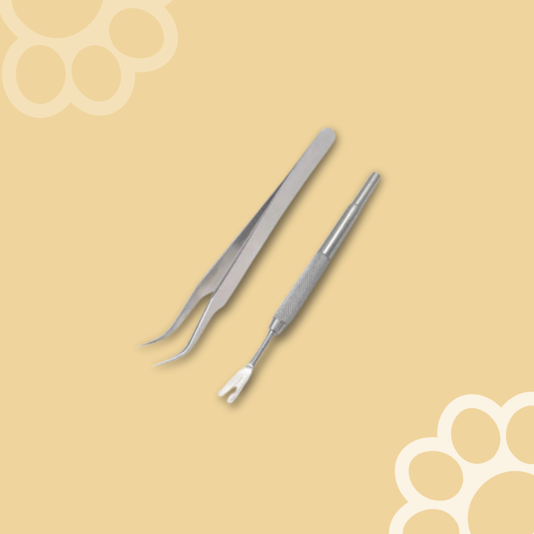 Stainless Steel Pet Tick Remover Set