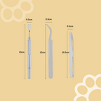 Stainless Steel Pet Tick Remover Set