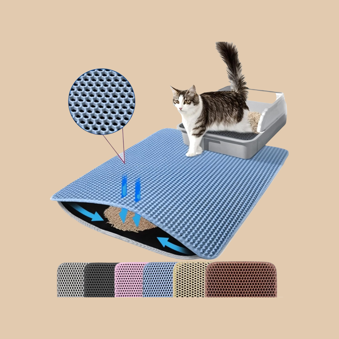 Double-Layer Cat Litter Catcher