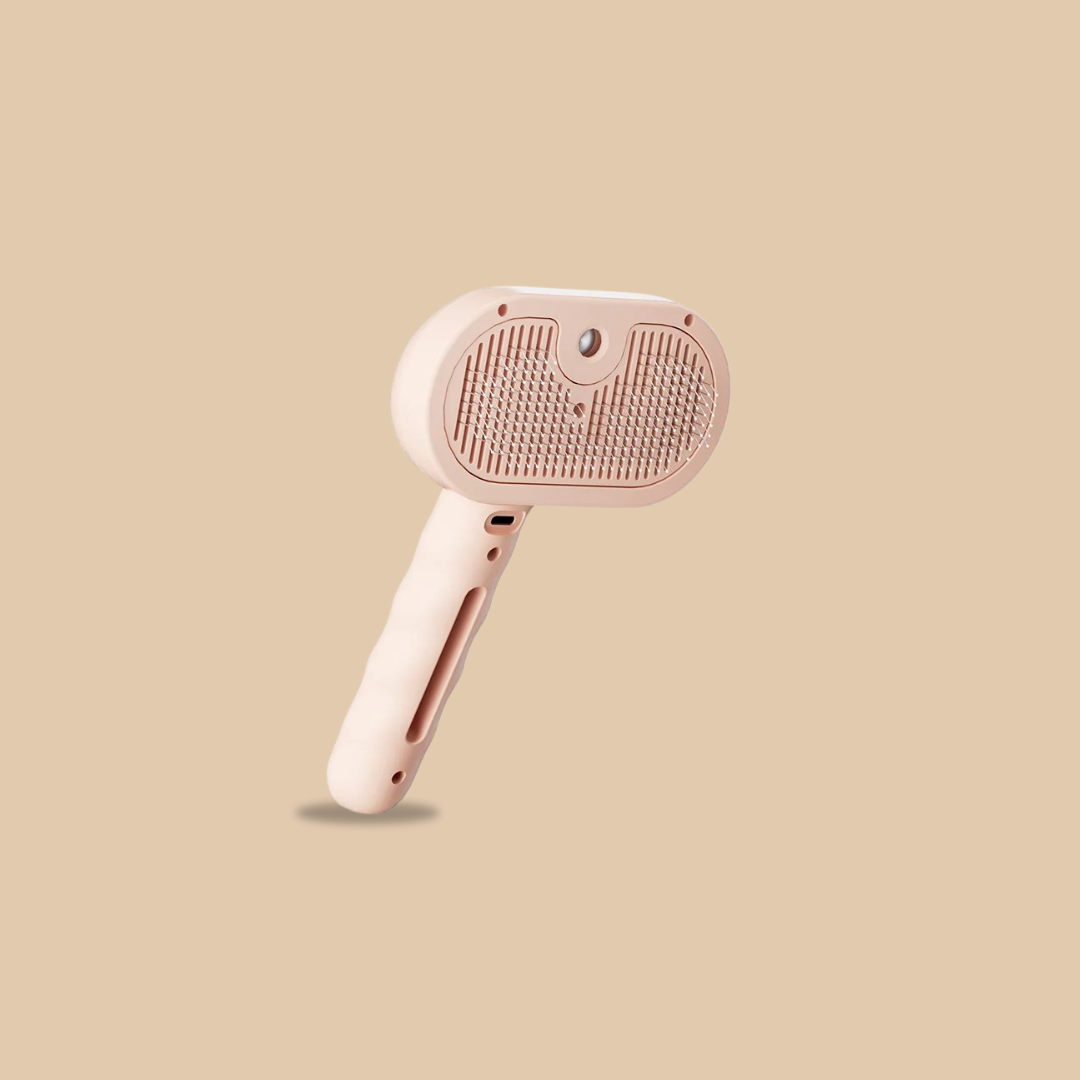 Steamy Grooming Brush for Pets