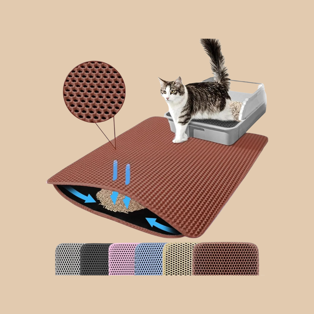 Double-Layer Cat Litter Catcher