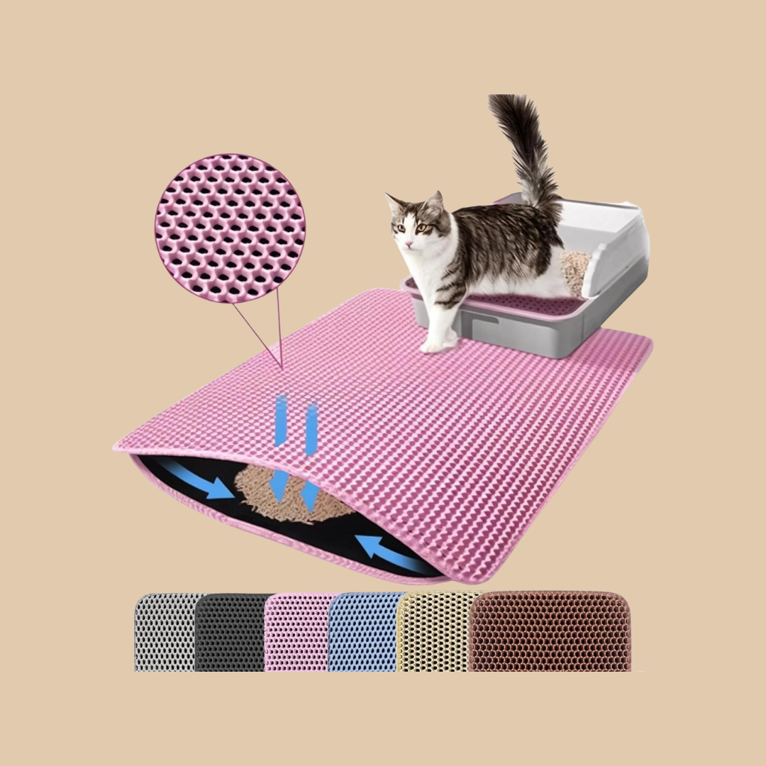 Double-Layer Cat Litter Catcher