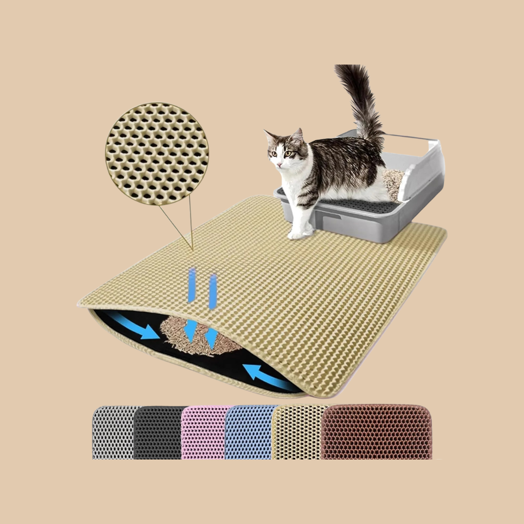 Double-Layer Cat Litter Catcher