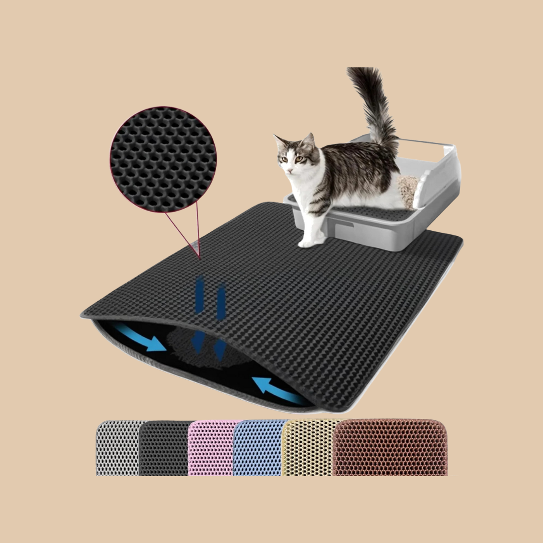 Double-Layer Cat Litter Catcher