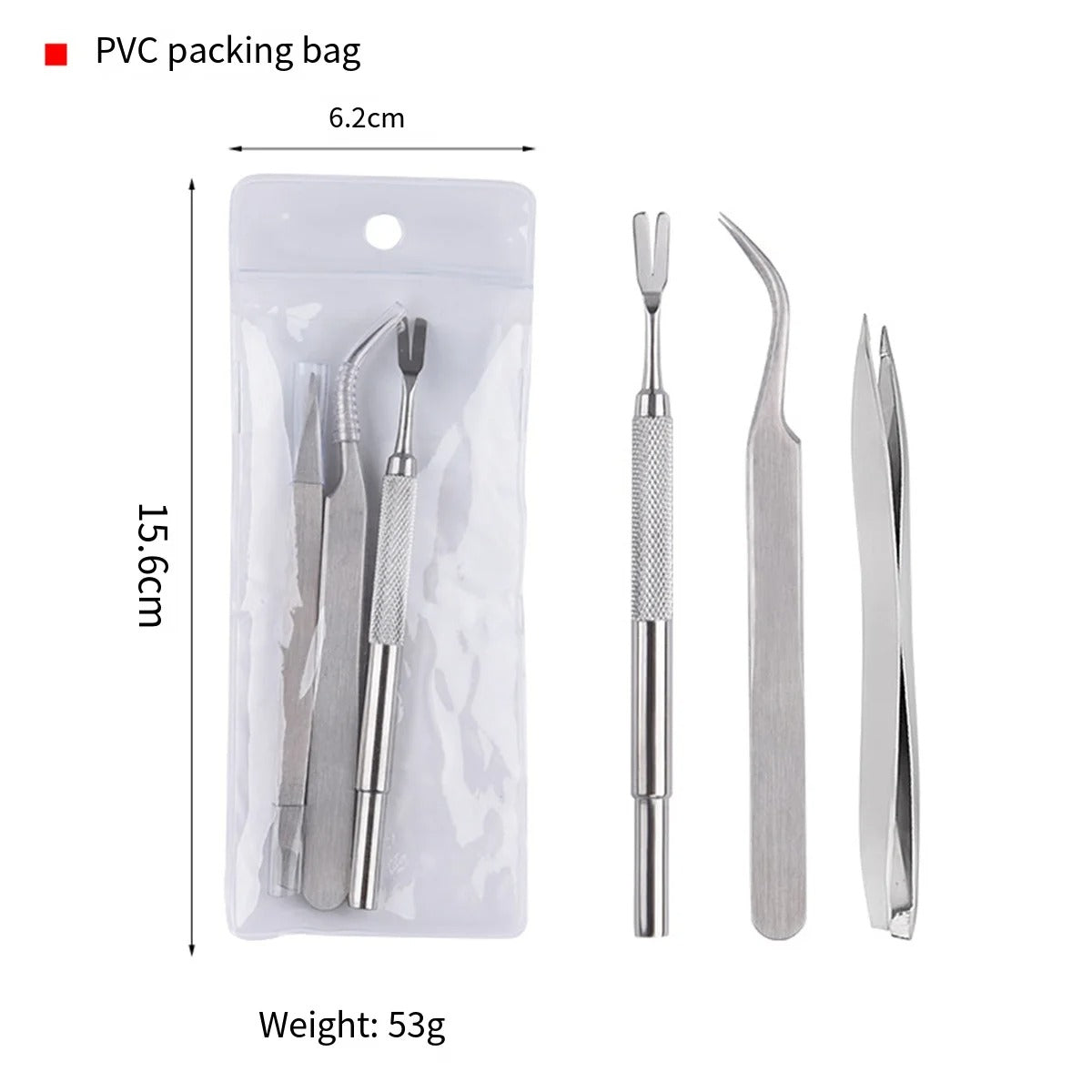 Stainless Steel Pet Tick Remover Set