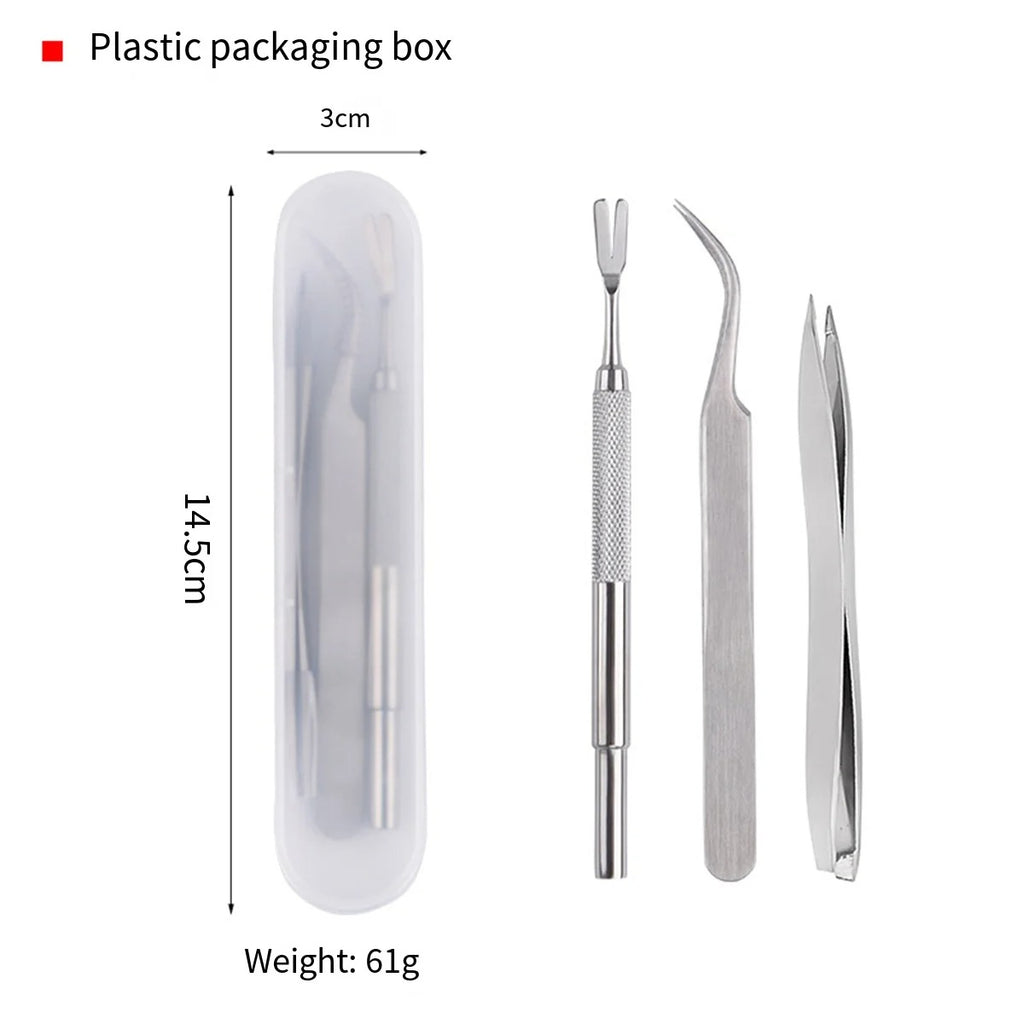 Stainless Steel Pet Tick Remover Set
