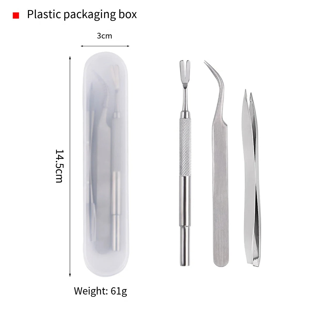 Stainless Steel Pet Tick Remover Set